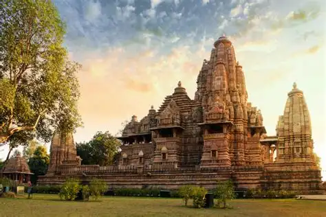 Khajuraho Temple complex famous for intricate medieval temple architecture and carvings